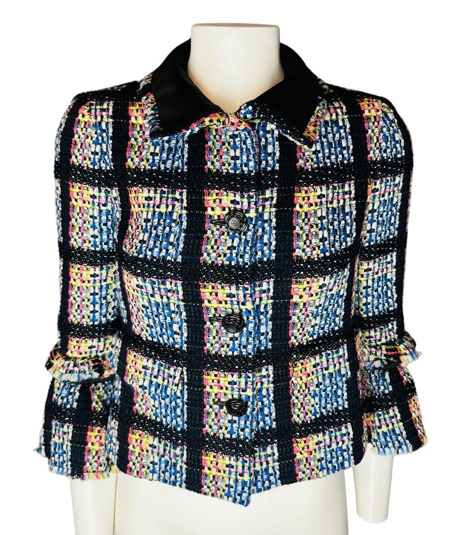 CHANEL - Jacket tweed multicolor 36 FR