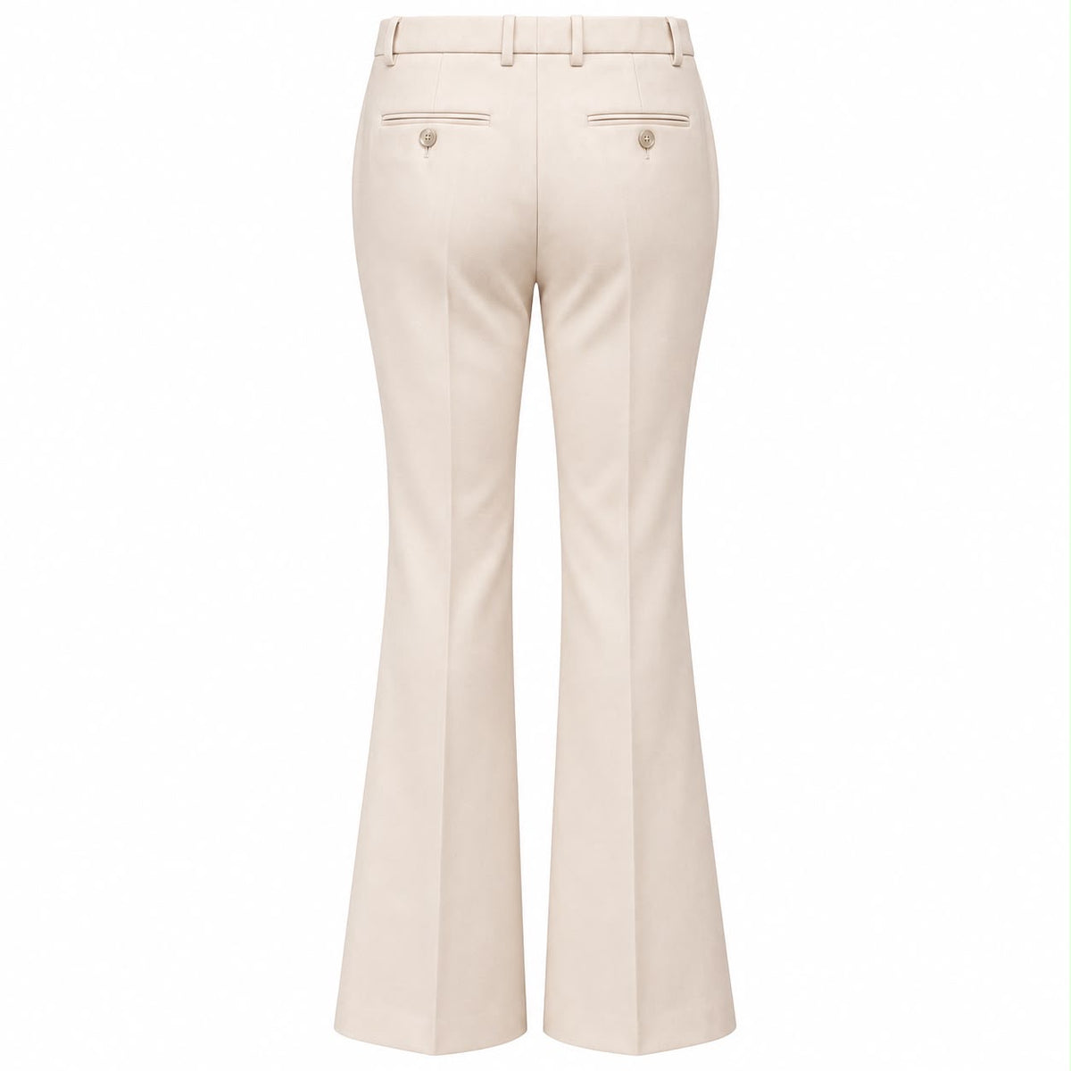 GUCCI – IVORY WOOL TROUSER SUIT WITH BLACK VELVET TRIM AND FLORAL APPLIQUÉS SIZE 42 IT
