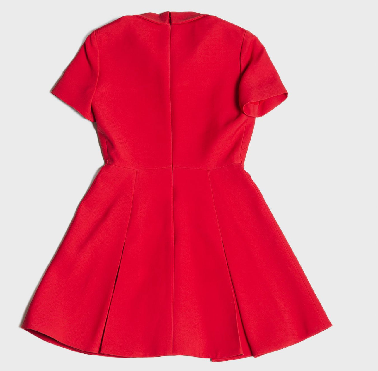 DIOR - DRESS MINI RED HEART POCKETS SIZE 38 FR