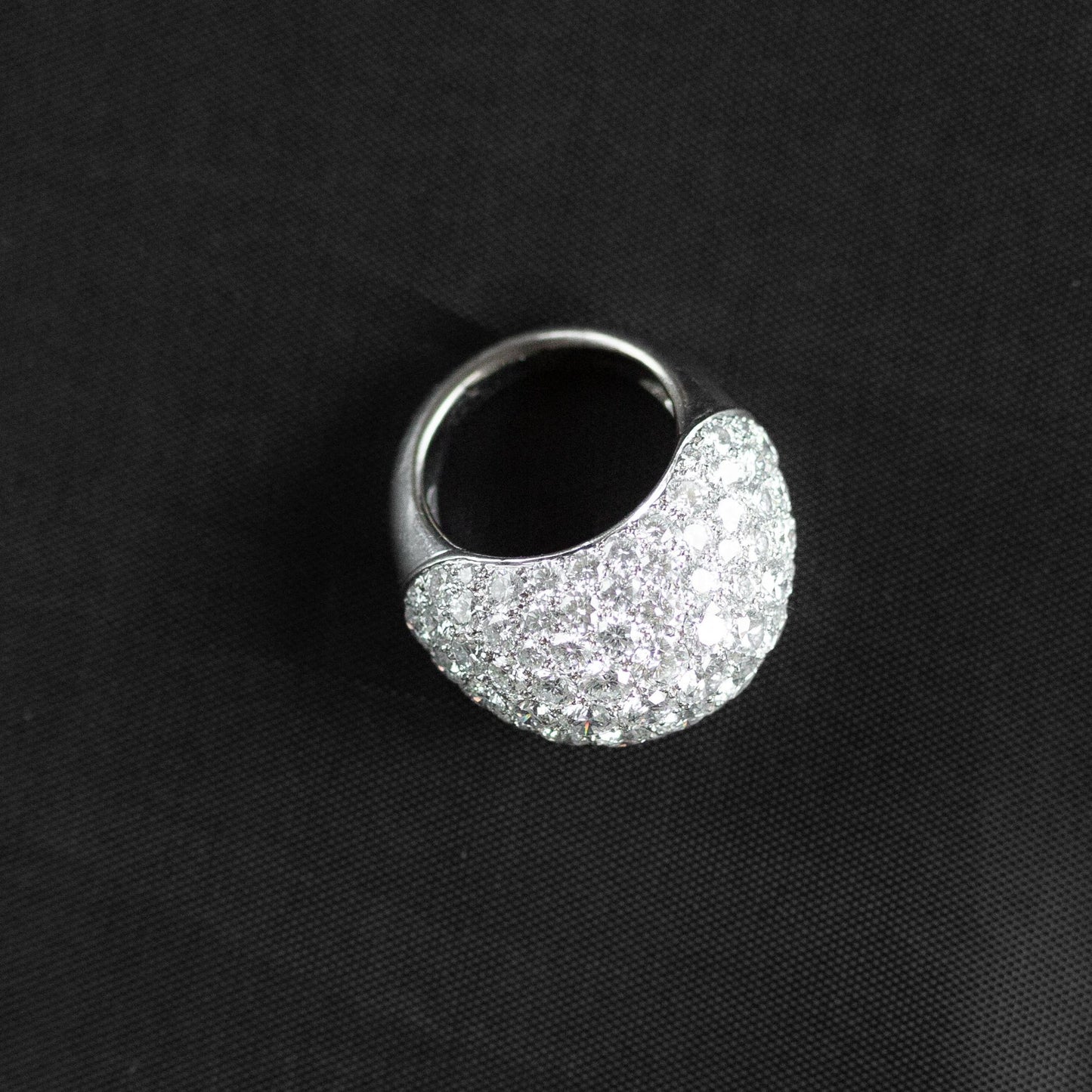 *EXCLUSIVE* CARTIER - DIAMONDS RING WHITE GOLD SIZE 53