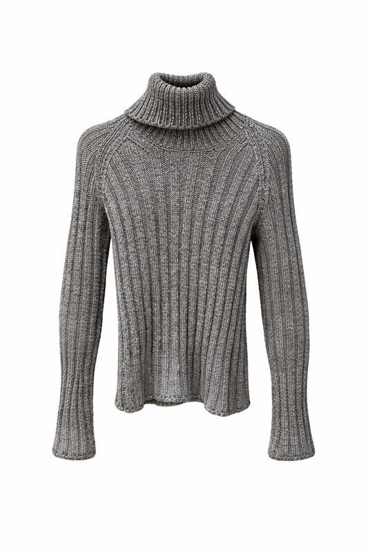 DOLCE & GABBANA - SWEATER SHIMMER GREY SIZE 42 IT