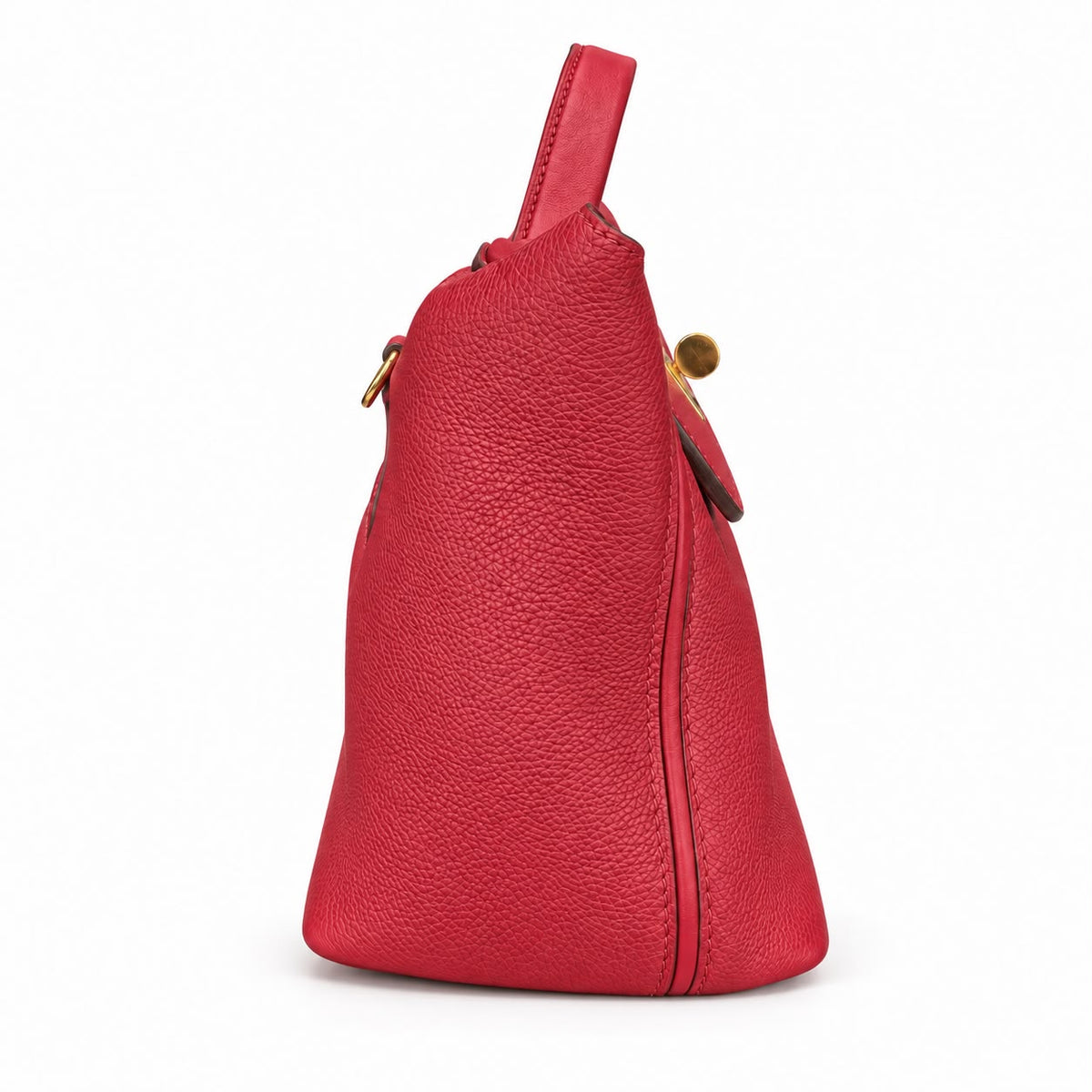 HERMÈS - BAG 24/24 ROUGE VIF & ROUGE PIMENT TAURILLON LEATHER SIZE 29