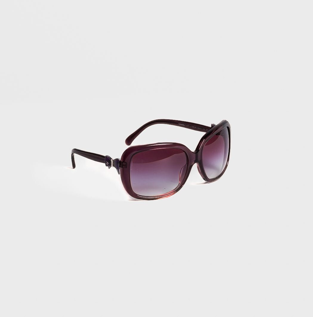 CHANEL - SUNGLASSES VIOLET WITH BOW