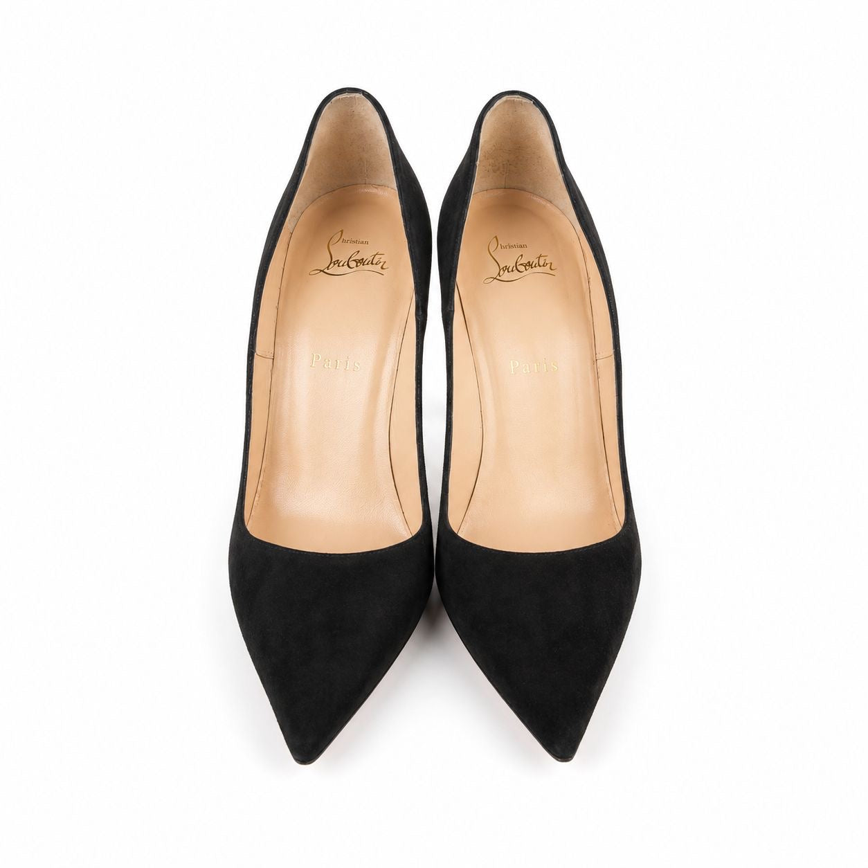 LOUBOUTIN - PUMPS SO KATE BLACK SUEDE SIZE 39 EU