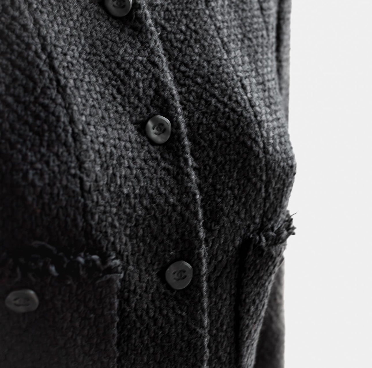 CHANEL - JACKET BLACK SIZE 36 FR
