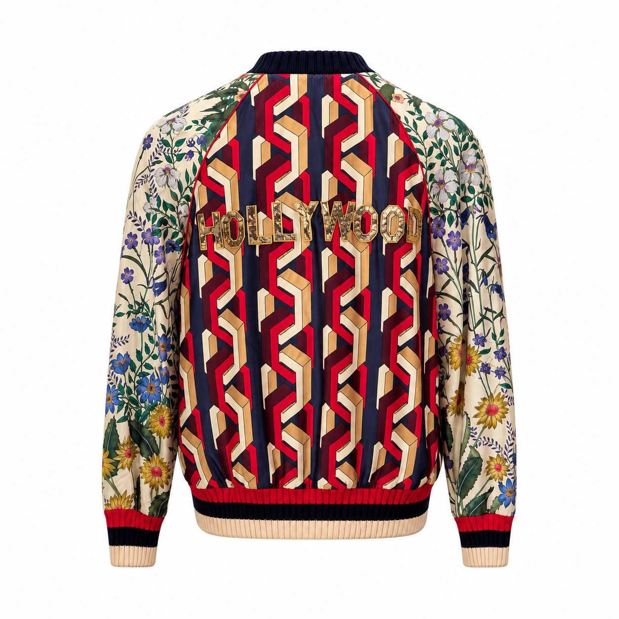 GUCCI - BOMBER SILK JACKET TIGER MULTICOLOR SIZE 44 IT