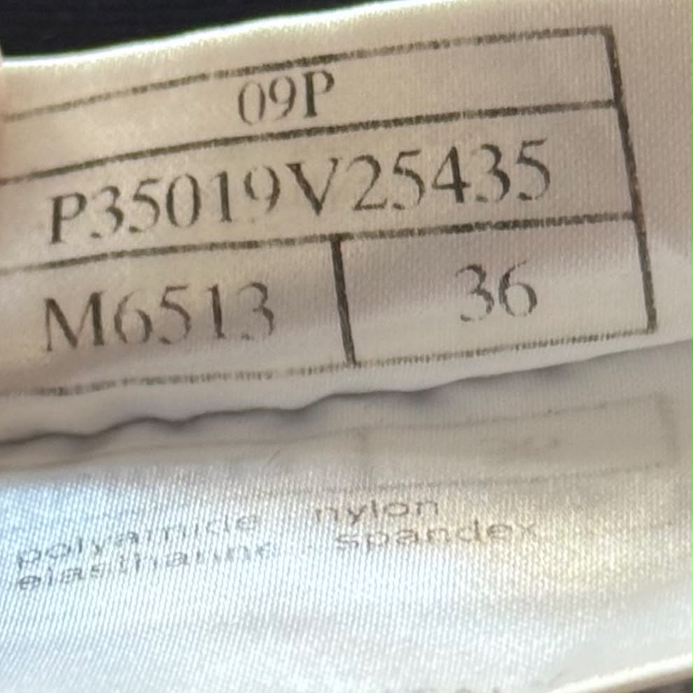 CHANEL - BIKINI BLACK & WHITE CAMELLIA AND LOGO PRINT SIZE 36 FR