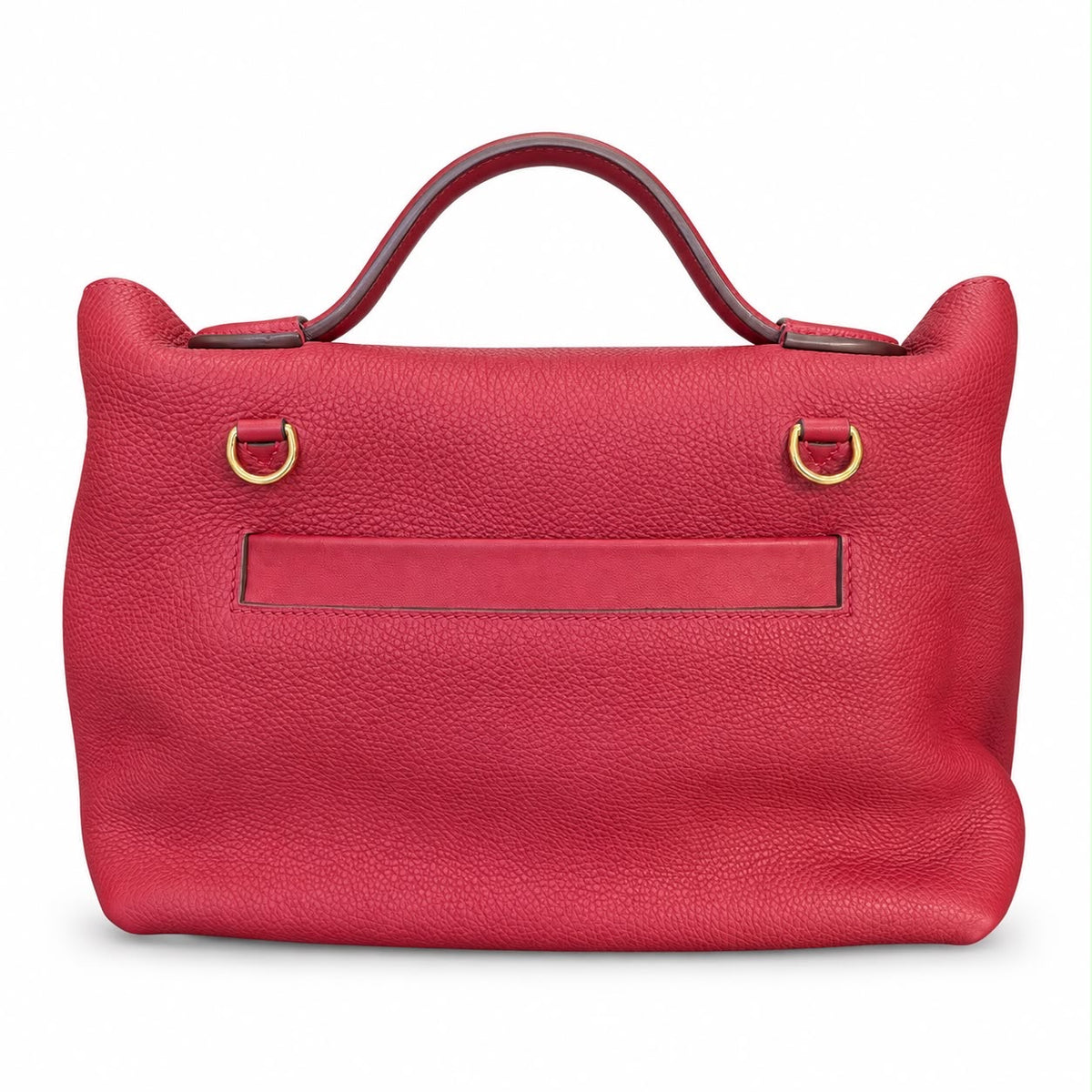 HERMÈS - BAG 24/24 ROUGE VIF & ROUGE PIMENT TAURILLON LEATHER SIZE 29