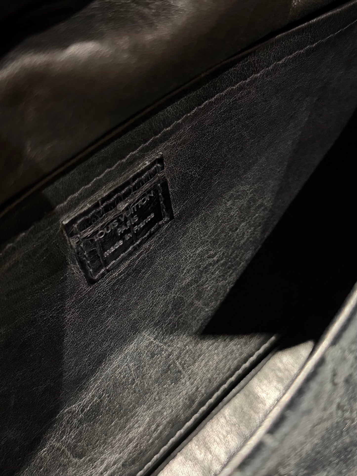 LOUIS VUITTON - BAG MESSENGER CLYDE MONOGRAM VELVET BLACK