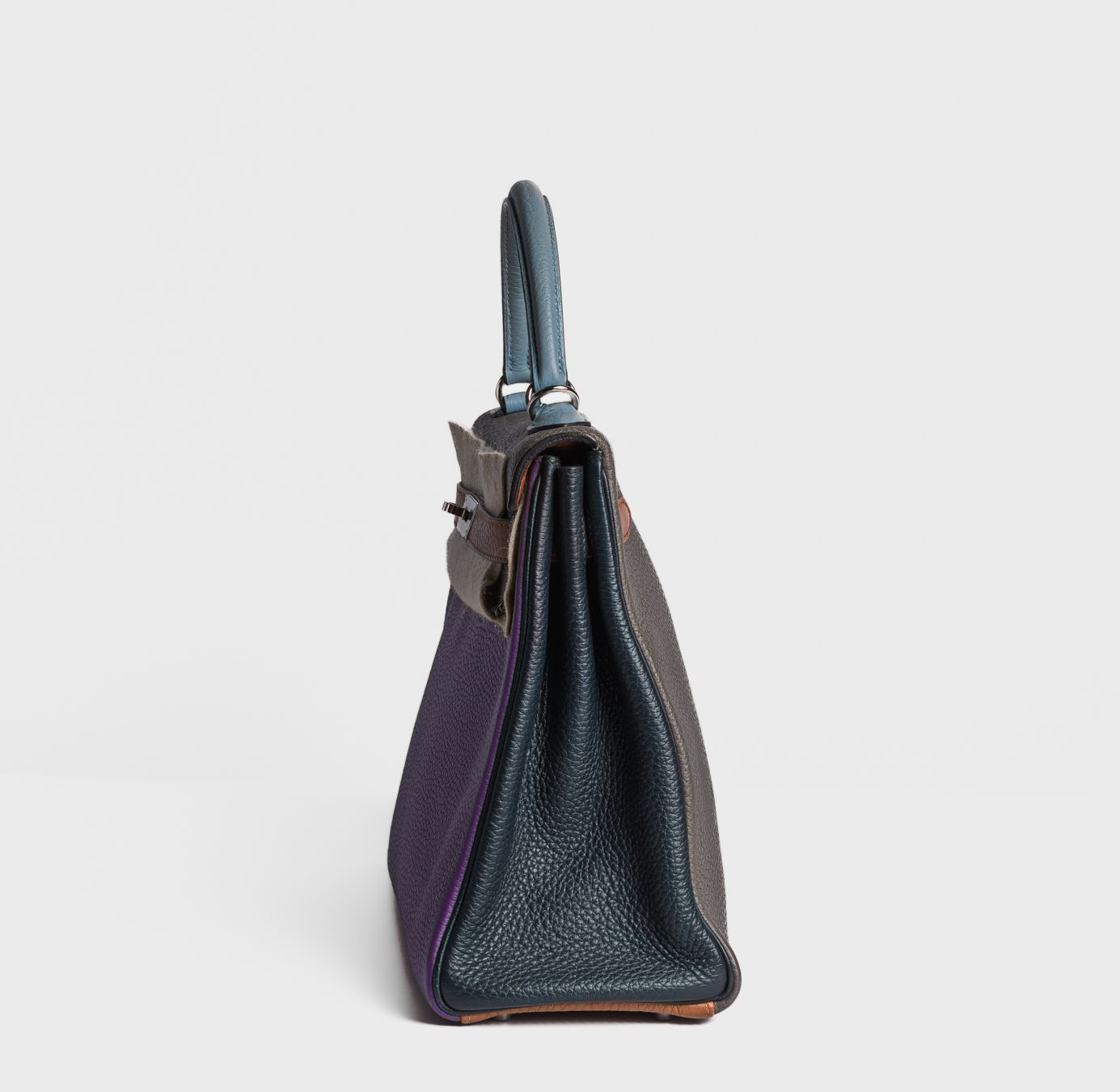 HERMÈS - BAG KELLY 32 ARLEQUIN CLEMENCE LEATHER