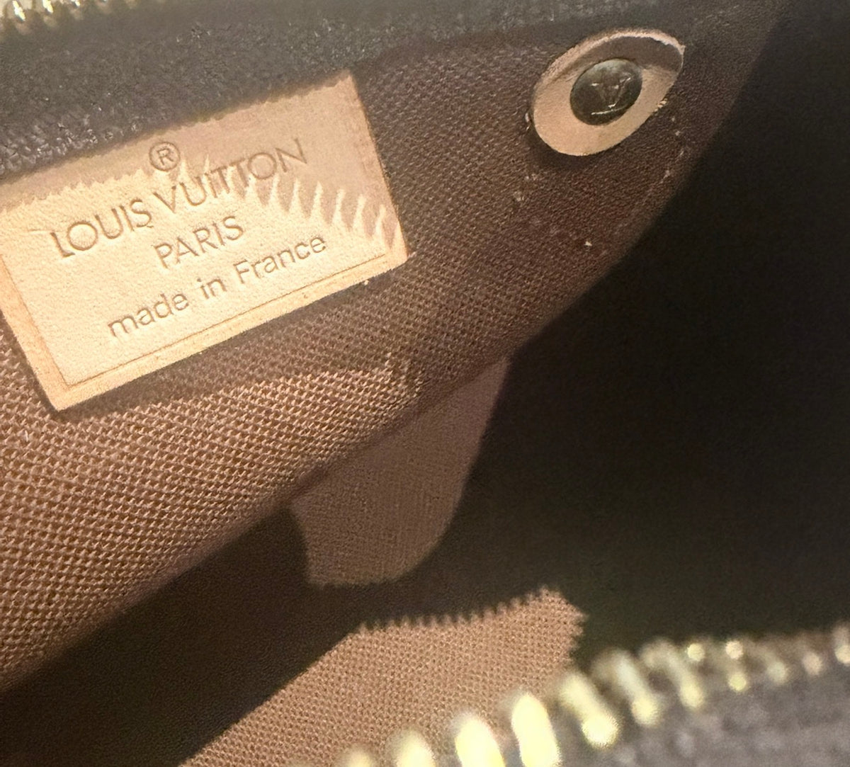 LOUIS VUITTON - BAG MINI SPEEDY MONOGRAM CANVAS BAG BROWN