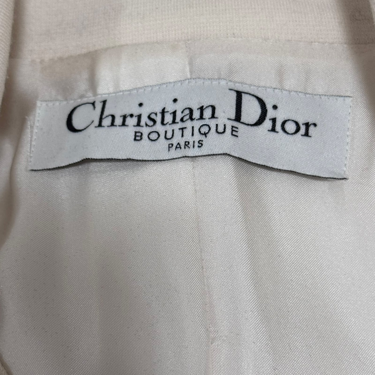 DIOR - BLAZER BELTED ECRU SIZE 40 FR