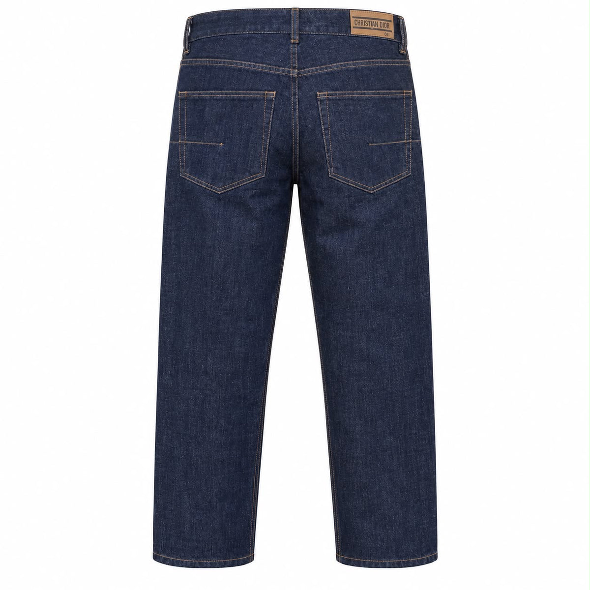 DIOR - JEANS BLUE STRAIGHT-LEG SIZE 34 FR