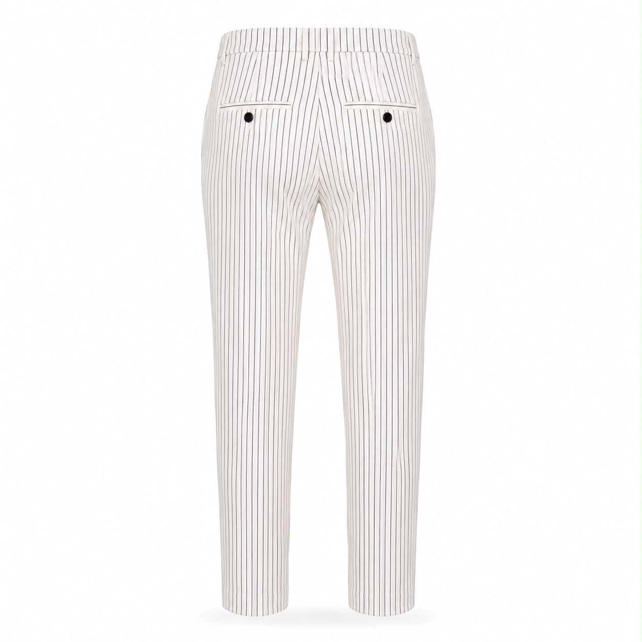 CELINE - SET BLAZER & TROUSERS WHITE/BLACK STRIPED SIZE 34/36 FR