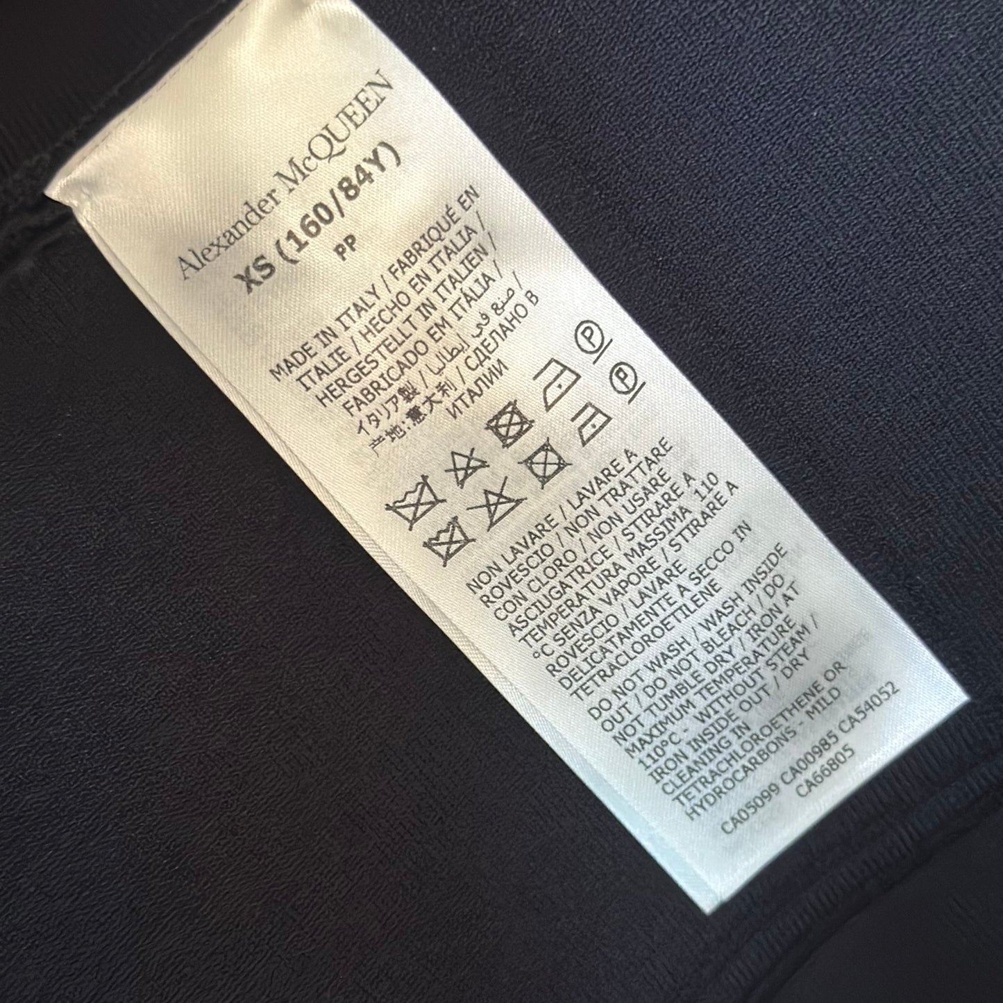 ALEXANDER MCQUEEN - DRESS LING BLACK SIZE XS