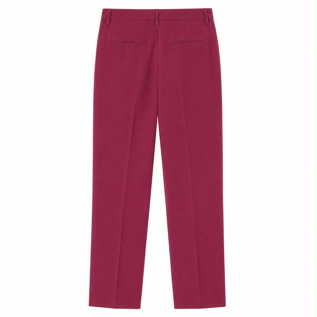 PRADA - TOP & TROUSERS MAGENTA BLACK SILK SET SIZE S