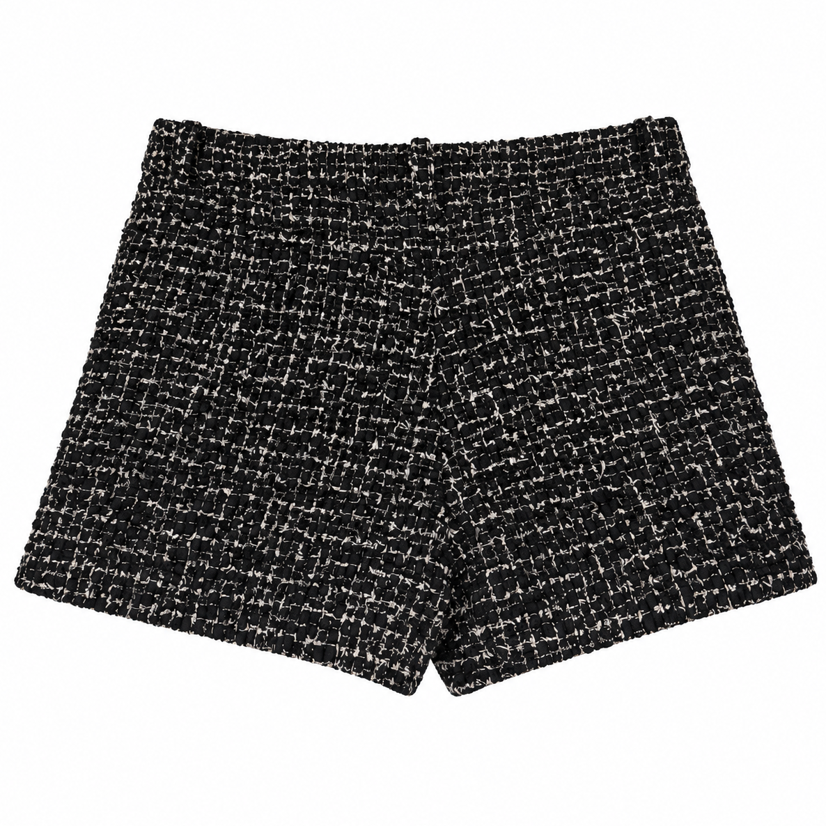 CHANEL - SHORTS TWEED BLACK & WHITE COLLECTION 2024 SIZE 38 FR