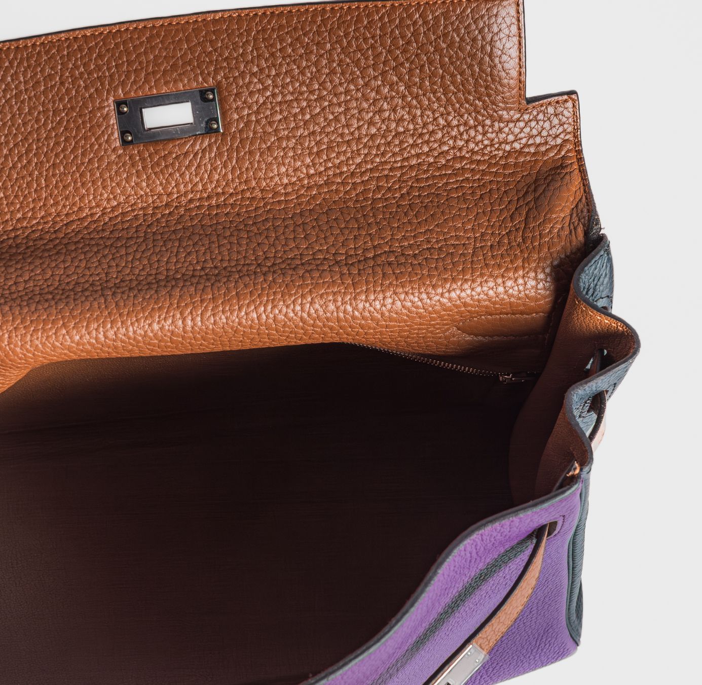 HERMÈS - BAG KELLY 32 ARLEQUIN CLEMENCE LEATHER