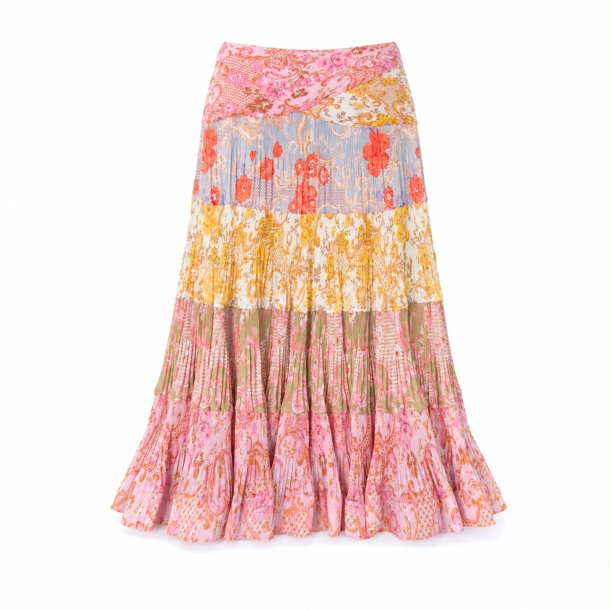 ZIMMERMANN - SET TOP & SKIRT MULTICOLOR SIZE 2