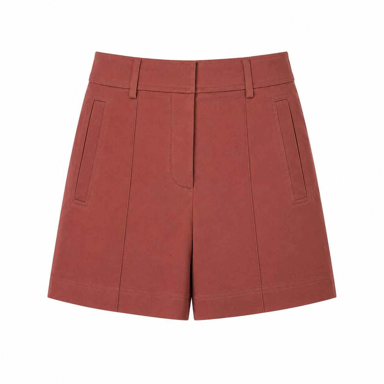HERMÈS - SHORTS BROWN COTTON SIZE 36 FR