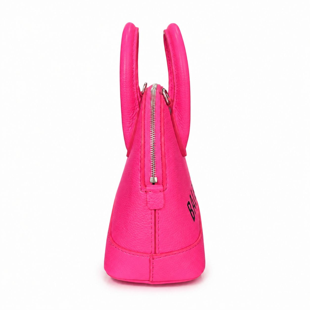 BALENCIAGA - BAG VILLE XXS FUCHSIA PINK GRAINED CALFSKIN