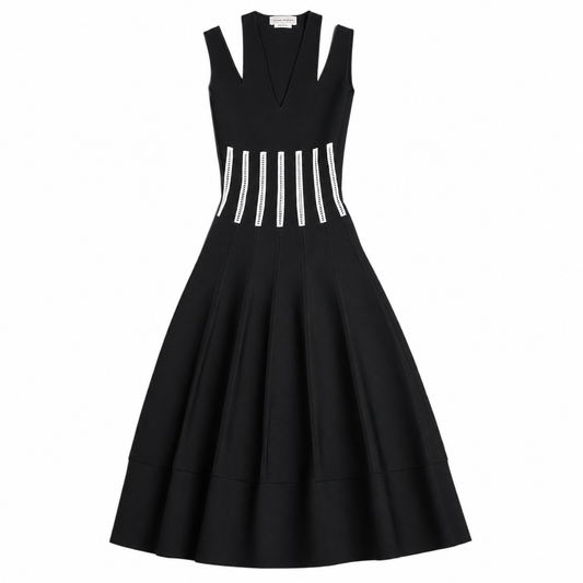 ALEXANDER MCQUEEN - DRESS BLACK SIZE XS