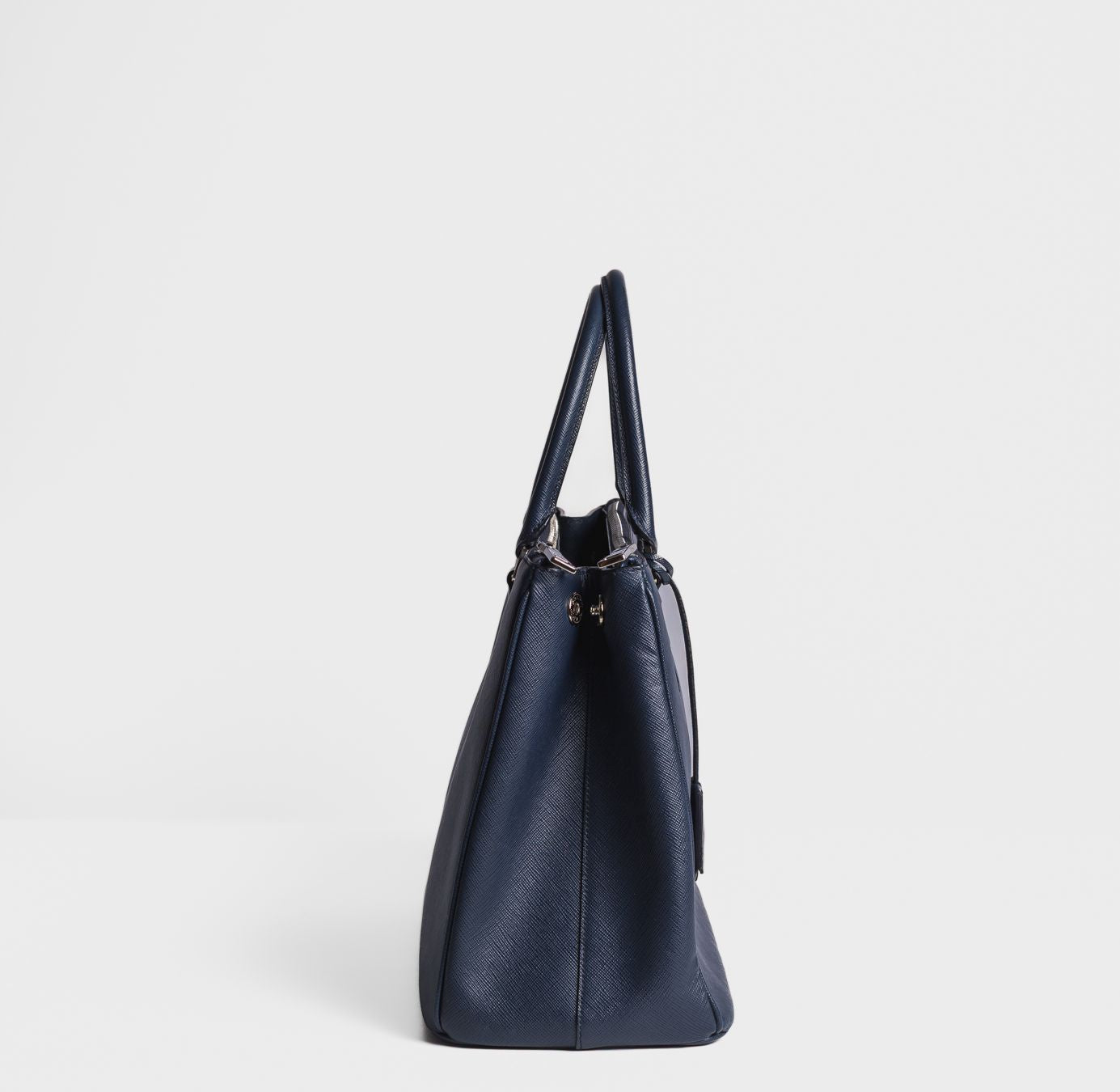 PRADA - BAG SAFFIANO GALLERIA LEATHER BAG BLUE
