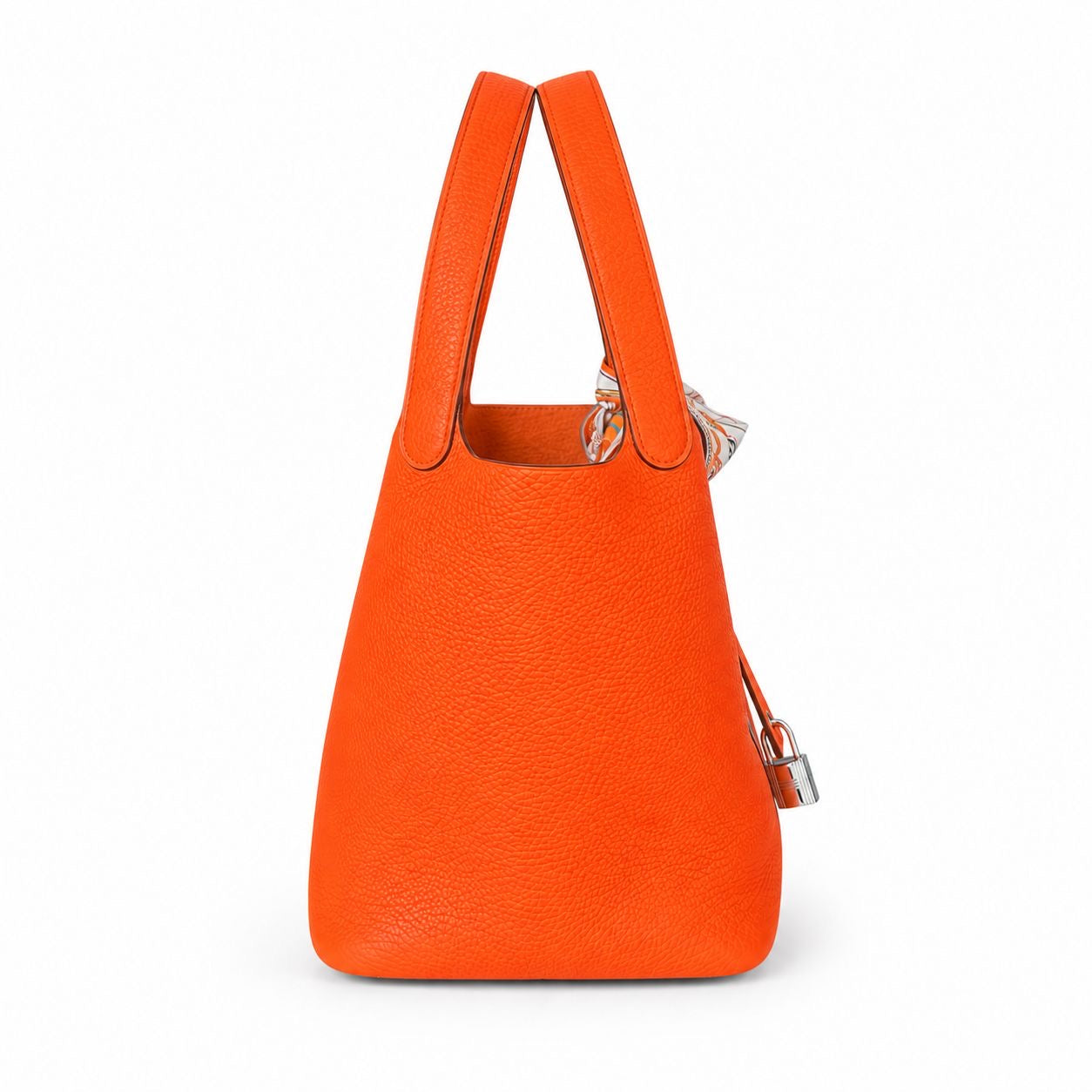 HERMÈS - *NEVER WORN* BAG PICOTIN 22 ORANGE TAURILLON CLEMENCE LEATHER