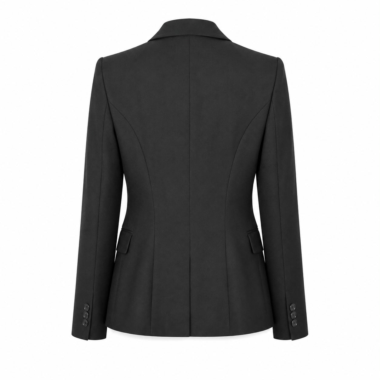 ALEXANDER MCQUEEN - SUIT JACKET & TROUSERS BLACK WOOL 36FR/38FR