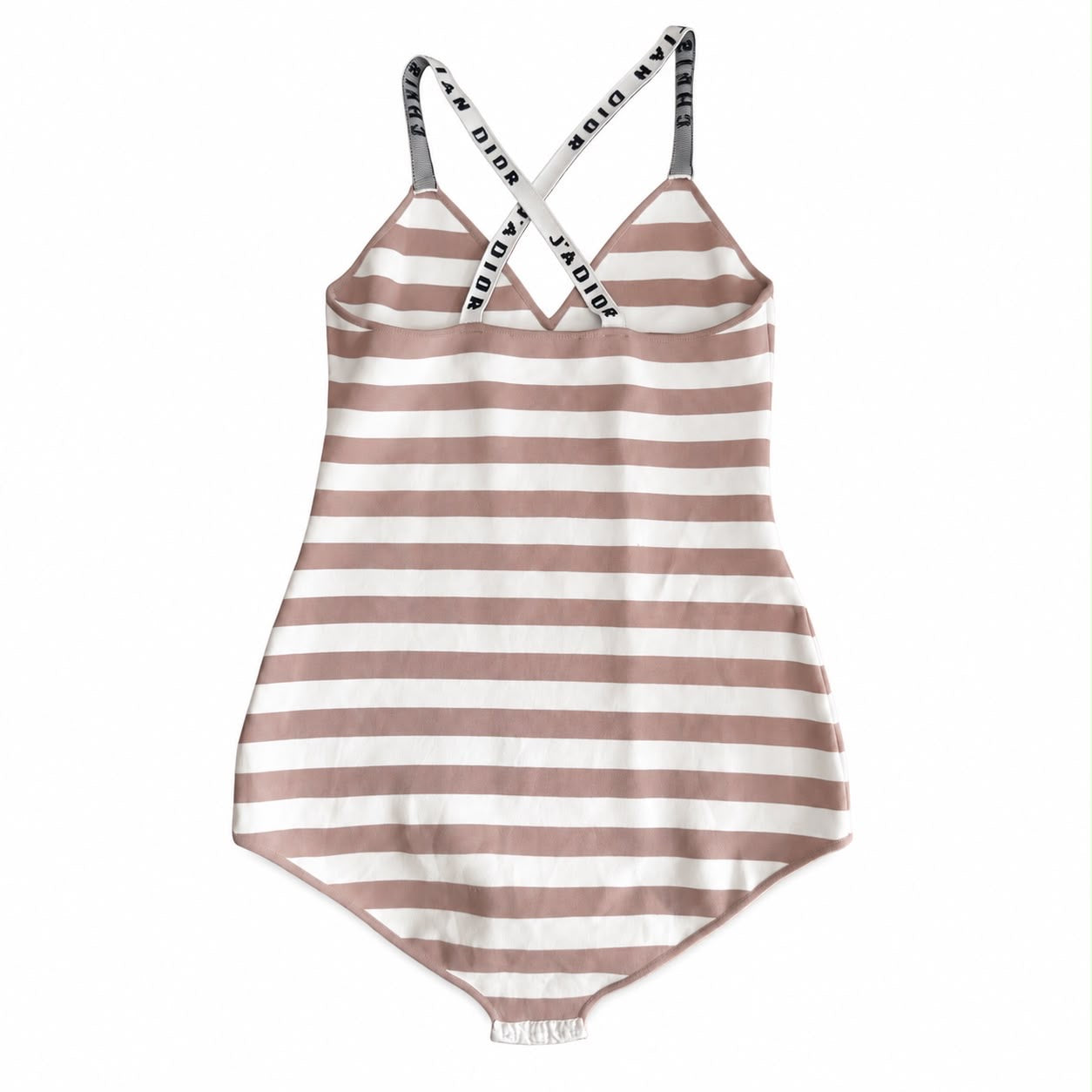 DIOR - BODY J’ADIOR STRIPED WHITE AND PINK SIZE S