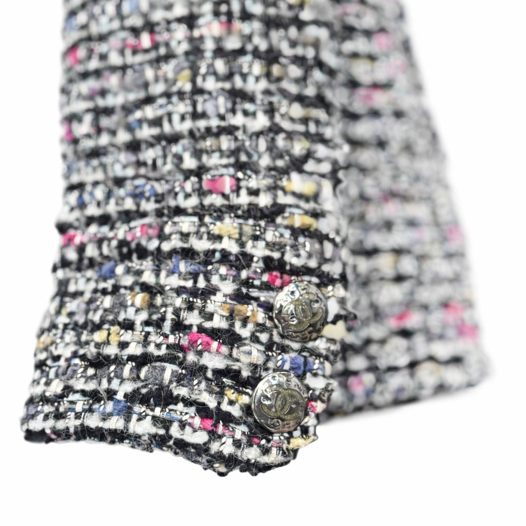 CHANEL - JACKET TWEED MULTICOLOR SIZE 34 FR