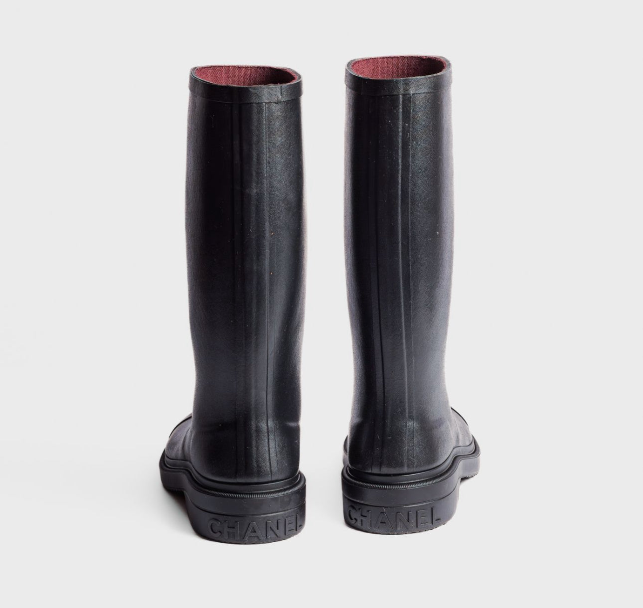 CHANEL - *BRAND NEW* HIGH RAIN BOOTS BLACK SIZE 37 EU