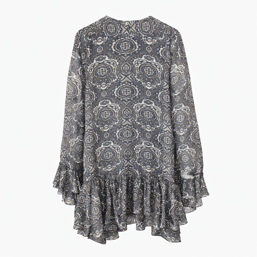 CHLOÉ - DRESS MINI MULTICOLOR SIZE 34 FR