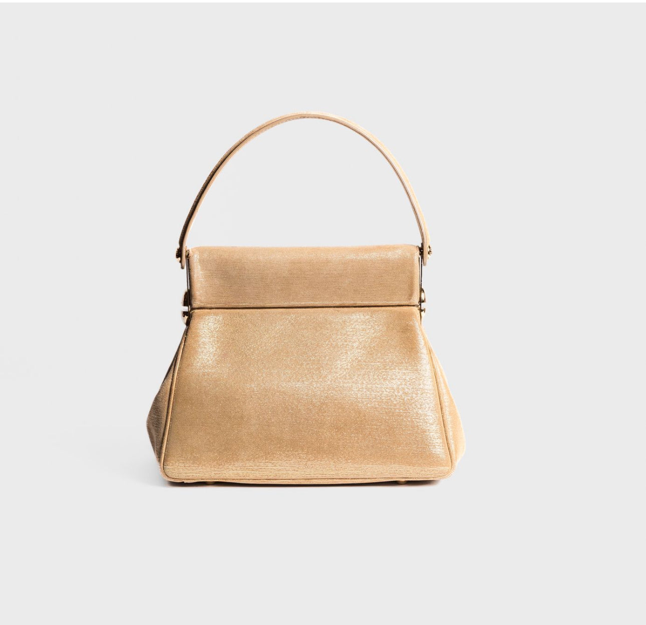 DIOR - BAG VANITY BABE GOLD METALLIC AND SUEDE LEATHER