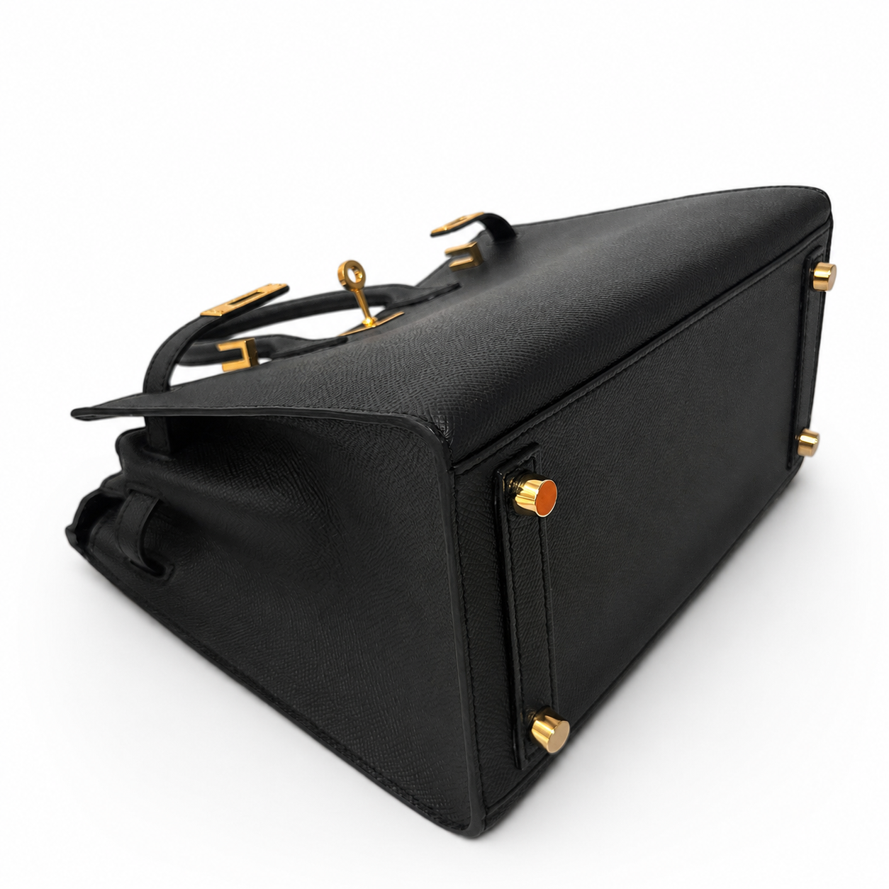 HERMÈS BIRKIN 25 BLACK EPSOM LEATHER GOLD HARDWARE