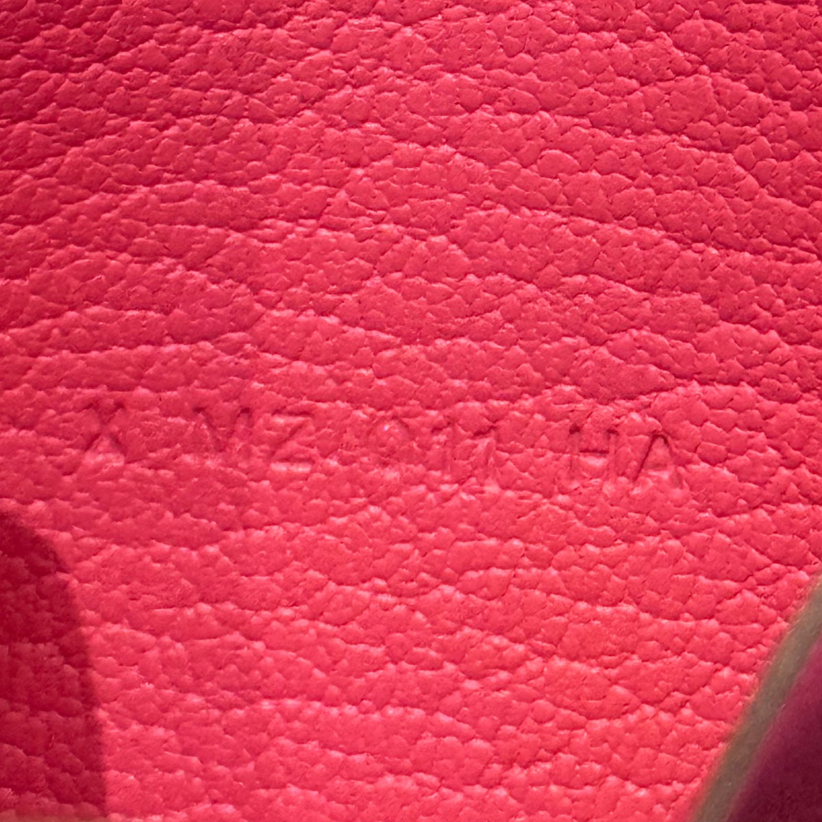 HERMÈS - WALLET MINI PINK CHÈVRE LEATHER PALLADIUM HARDWARE