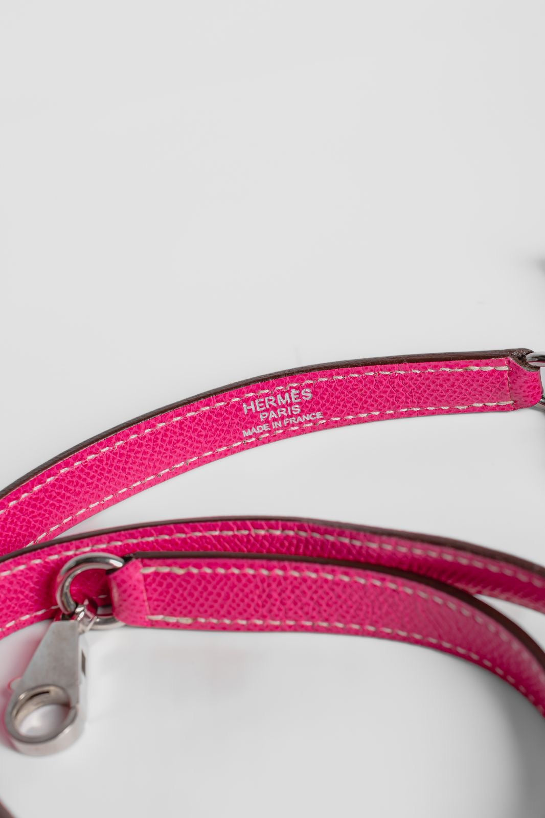 HERMÈS - *RARE* KELLY 35 EPSOM LEATHER ROSE TYRIEN SILVER HARDWARE