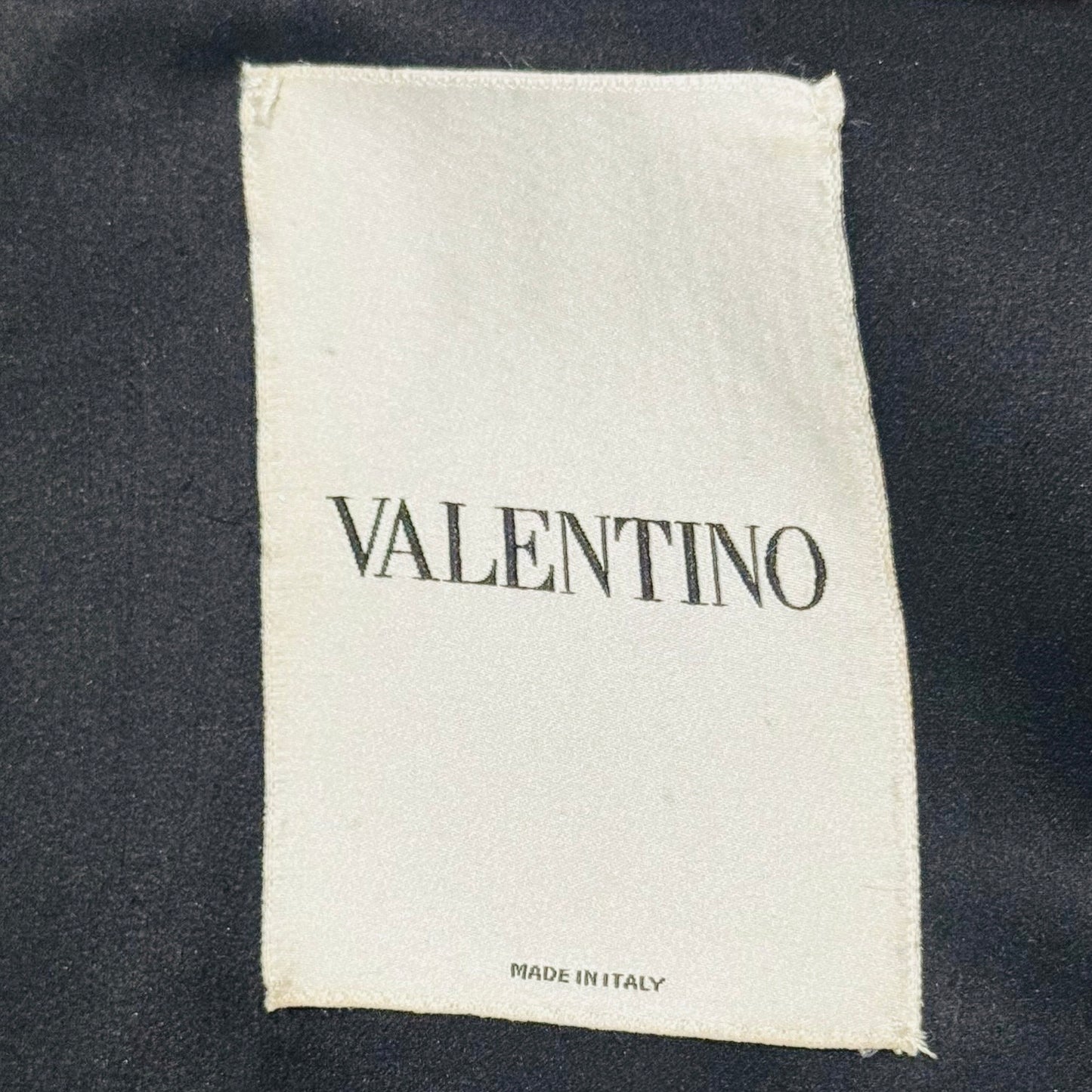 VALENTINO - *RARE* FUR MINK COAT BLACK WITH BEADED INSERT