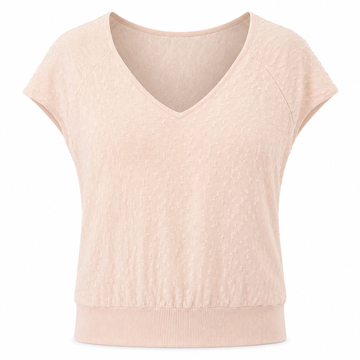 HERMÈS - T-SHIRT ABSTRACT PATTERN PINK SIZE 40 FR / 44 IT