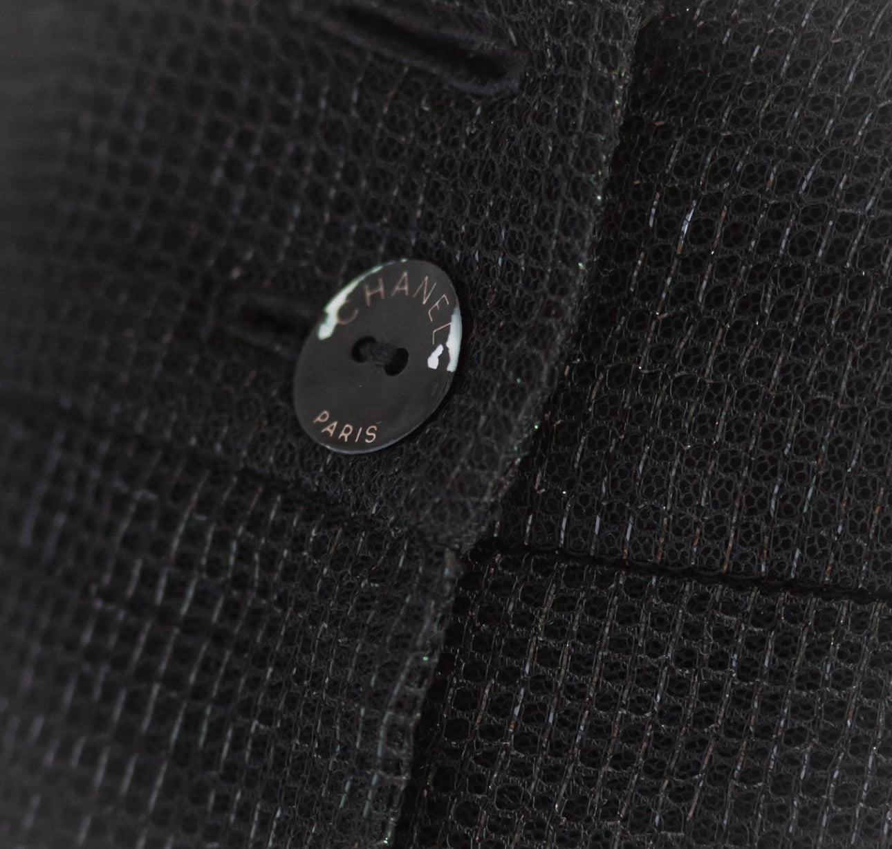 CHANEL - SKIRT MINI BLACK SIZE 38 FR