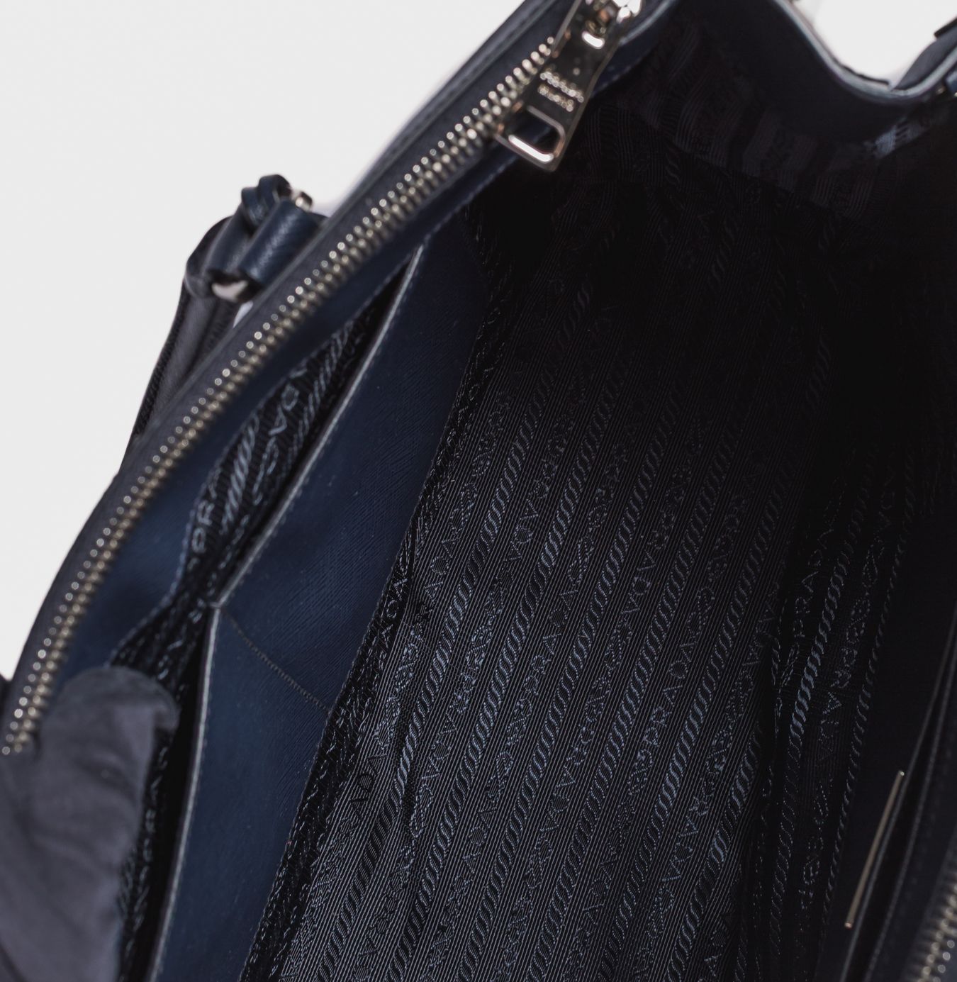 PRADA - BAG SAFFIANO GALLERIA LEATHER BAG BLUE