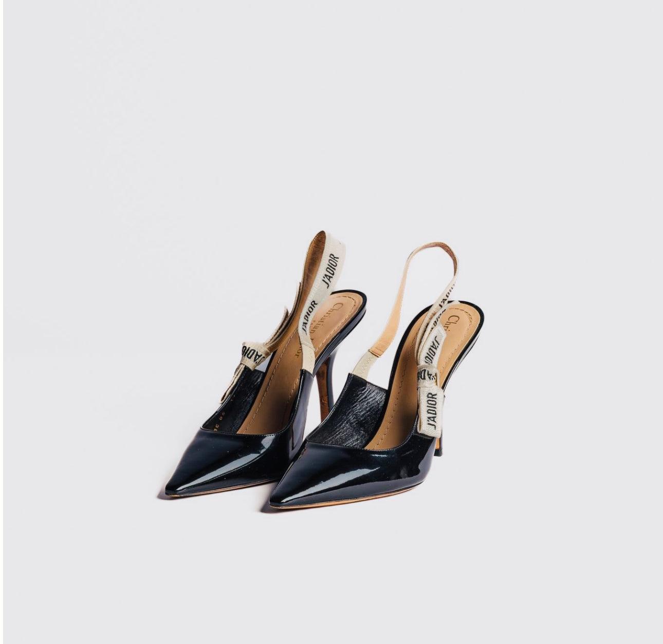 DIOR - PUMPS J’ADIOR BLACK PATENT LEATHER SIZE 40 EU