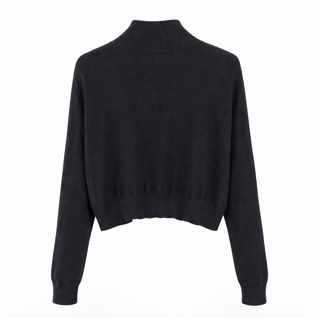 LOUIS VUITTON - SWEATER BLACK CASHMERE SIZE S