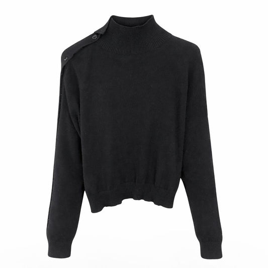 LOUIS VUITTON - SWEATER BLACK CASHMERE SIZE S