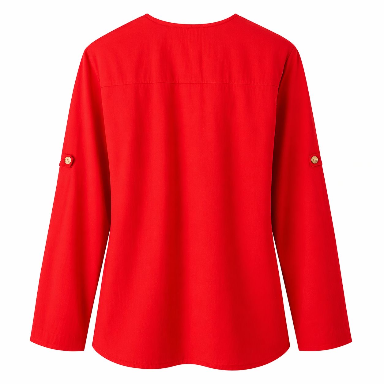 HERMÈS - KAFTANO DRESS RED WITH BEIGE TRIM DETAIL SIZE 36 FR