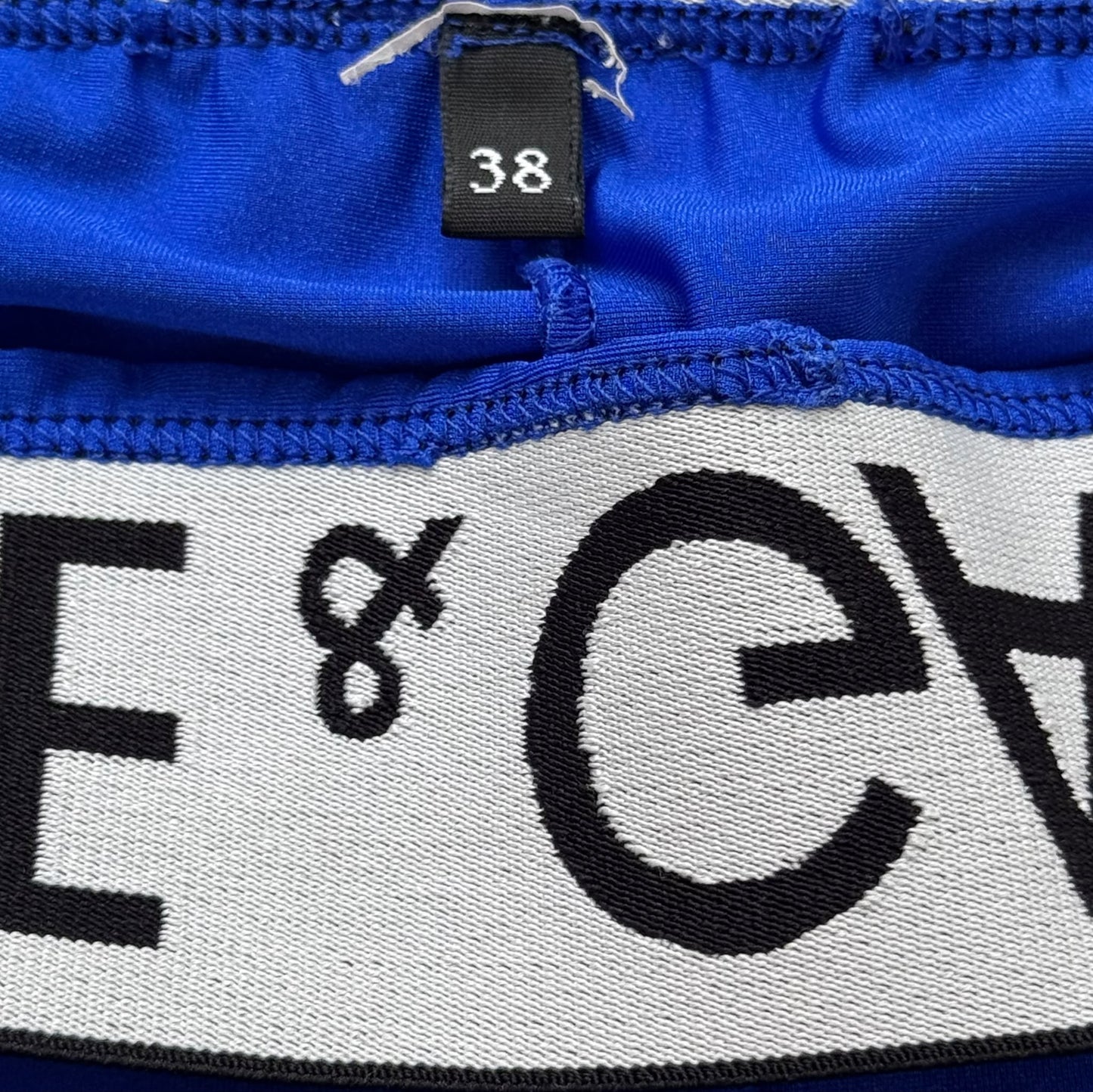 DOLCE & GABBANA - SET CROP TOP & LEGGINGS BLUE SIZE 38 IT