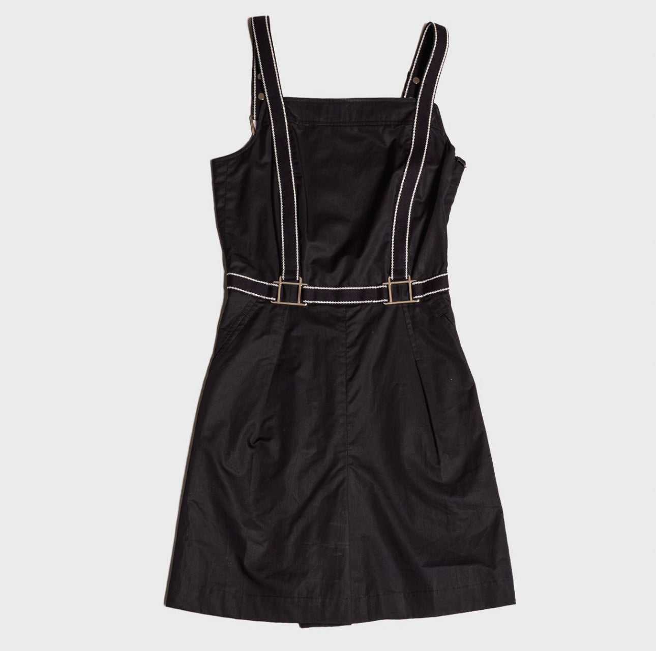 HERMÈS - JUMPSUIT BLACK COTTON SIZE 34 FR