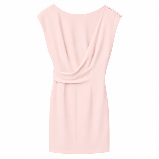 DIOR - DRESS MINI PINK WITH BOW SIZE 40 FR