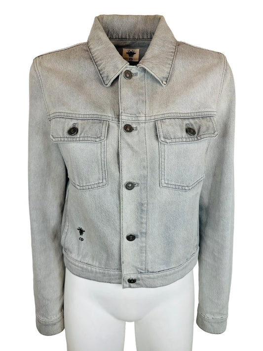 DIOR - Jacket denim grey size 38 FR