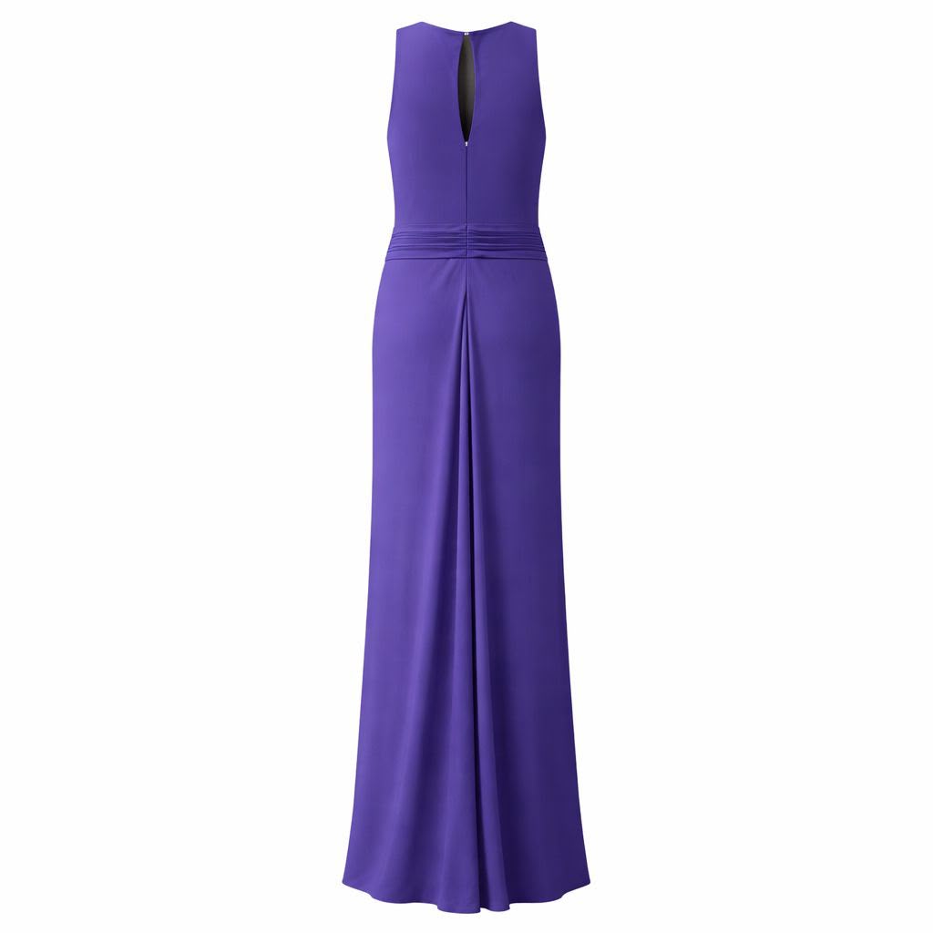 ROBERTO CAVALLI - DRESS LONG PURPLE SIZE 38 IT
